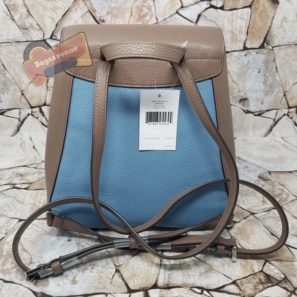 Leila Backpack Colorblock Baltic Sea Kate Spade